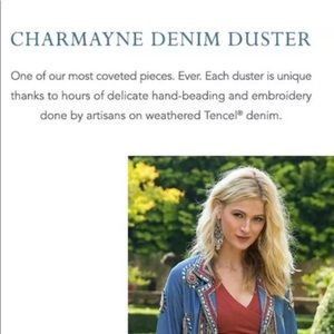 Nwt Soft Surroundings Charmayne Denim 